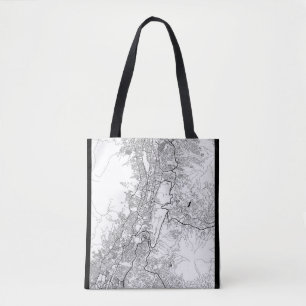 Bolso De Tela Mapa de Quito Ecuador