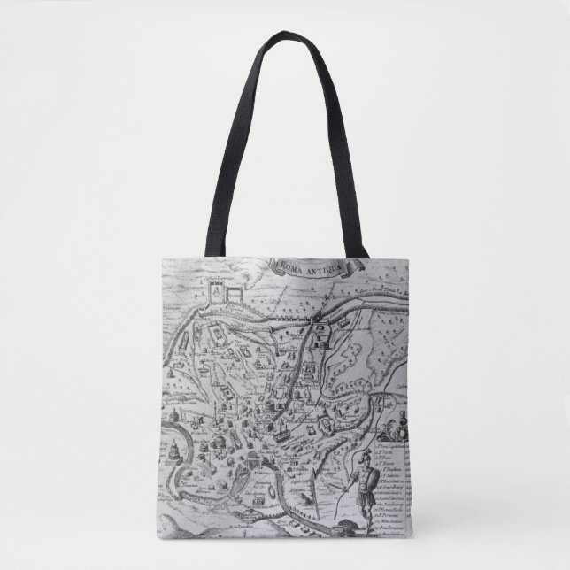 Bolso De Tela Mapa de Roma antigua (Anverso)