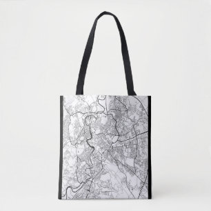 Bolso De Tela Mapa de Roma Italia