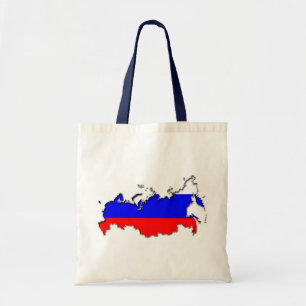 Bolso De Tela Mapa de Rusia