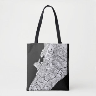 Bolso De Tela Mapa de Salvador Brasil