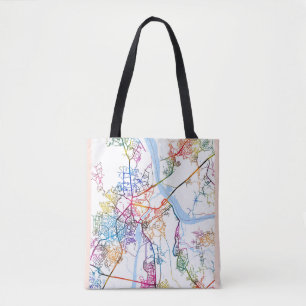 Bolso De Tela Mapa de Thane Maharashtra
