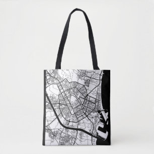 Bolso De Tela Mapa de Valencia España