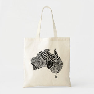 Bolso De Tela Mapa decorativo de Australia