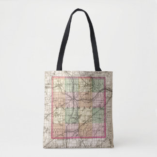 Bolso De Tela Mapa del condado de Kalamazoo, Michigan