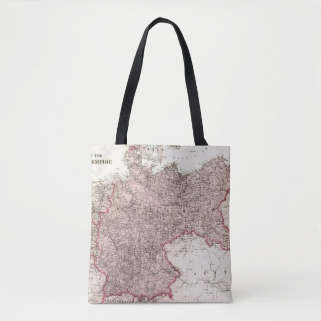 Bolso De Tela Mapa del imperio alemán (Anverso)