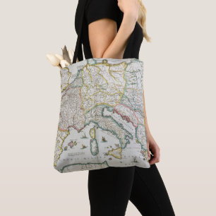 Bolso De Tela Mapa del imperio de Carlomagno