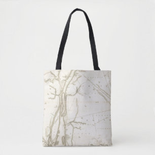 Bolso De Tela Mapa del río Detroit