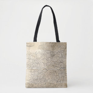 Bolso De Tela Mapa del vintage del regalo del viaje del irlandés