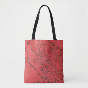 BOLSO DE TELA MAPA ESTRATÉGICA DE LA UNIVERSIDAD URBANA RED NAV