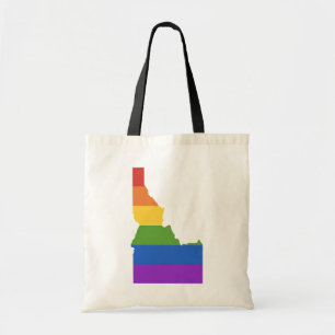 Bolso De Tela Mapa gay de EEUU   Estado de Idaho