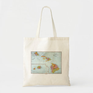 Bolso De Tela Mapa: Hawaii, 1905