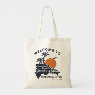 Bolso De Tela Mapa Minimalista de la Marina Personalizado de Pun
