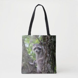 Bolso De Tela Mapache