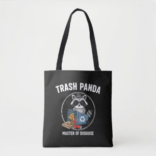 Bolso De Tela Mapache de basura divertido maestro del disfraz me
