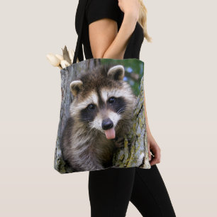 Bolso De Tela Mapache del bebé