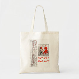 Bolso De Tela Mapas de bicicleta