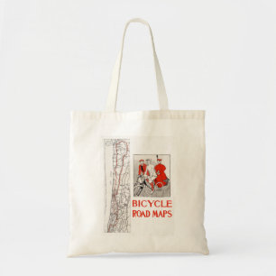 Bolso De Tela Mapas de bicicleta