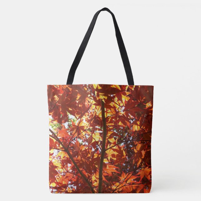 Bolso De Tela Maple japonés al sol (Anverso)