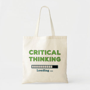 Bolso De Tela Maqueta de agudos para el pensamiento crítico