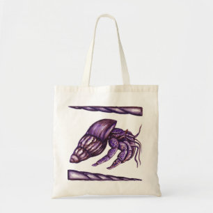 Bolso De Tela Maqueta de arte de cangrejo ermitaño