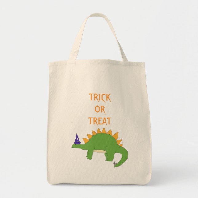 Bolso De Tela Maqueta Stegosaurus Trick-or-Treat (Frente)