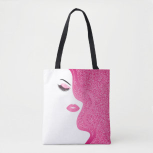 Bolso De Tela Maquillaje con efecto del purpurina