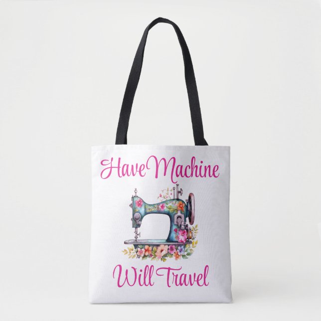 Bolso De Tela Máquina de coser (Anverso)