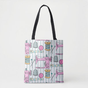 Bolso De Tela Máquina de coser - los artes rosados cosen