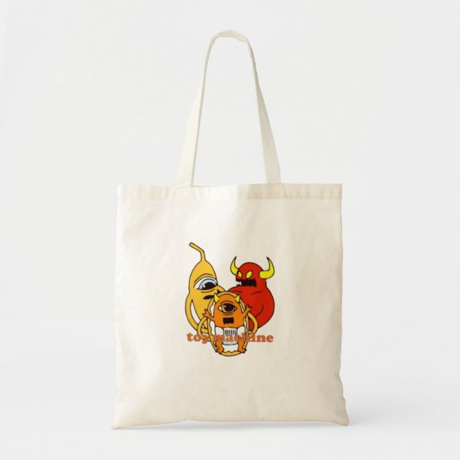Bolso De Tela Máquina de juguete (Frente)