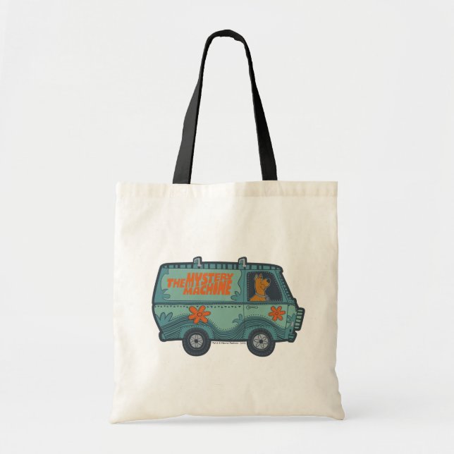 Bolso De Tela Máquina de misterio paisamente Scooby-Doo Driing (Frente)