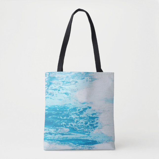 Bolso De Tela Mar azul (Anverso)