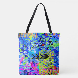 Bolso De Tela Mar de Graffiti