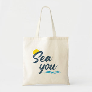 Bolso De Tela Mar de la Marina You Sun and Ocean Blue Waves Play