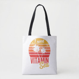 Bolso De Tela Mar de la Vitamina