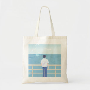 Bolso De Tela Mar de Serenidad (Versión masculina)