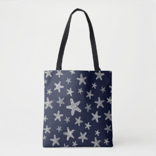 Bolso De Tela Mar del modelo de las estrellas de mar