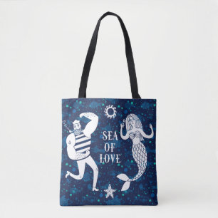 Bolso De Tela Mar del poster del amor
