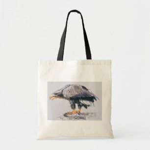 Bolso De Tela Mar Eagle atado blanco 2001