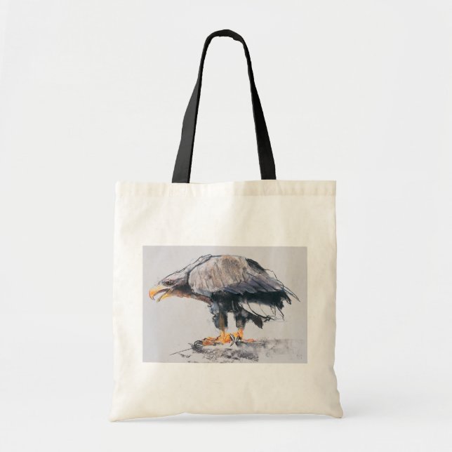 Bolso De Tela Mar Eagle atado blanco 2001 (Frente)
