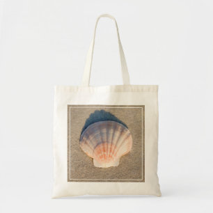 Bolso De Tela Mar Shell que pone en la playa de Sandy