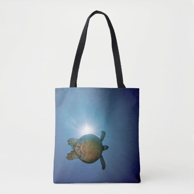 Bolso De Tela Mar subacuático del Turtle| Andaman, Tailandia (Anverso)