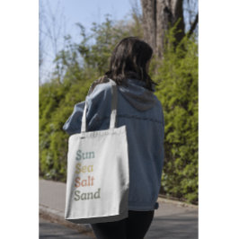 Bolso De Tela Mar Sun Salt Sand Lemon Palette Cuesta Verano