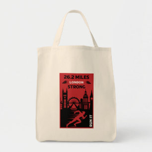 Bolso De Tela Marathon Runner Londres 26.2