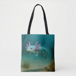 Bolso De Tela Maravilla submarina: El Axolotl
