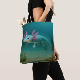 Bolso De Tela Maravilla submarina: El Axolotl