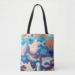Bolso De Tela Maravillas oceánicas