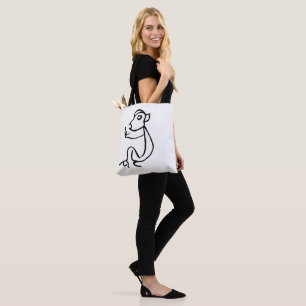 Bolso De Tela Maravilloso Mono Zodiaco Chino-#001-