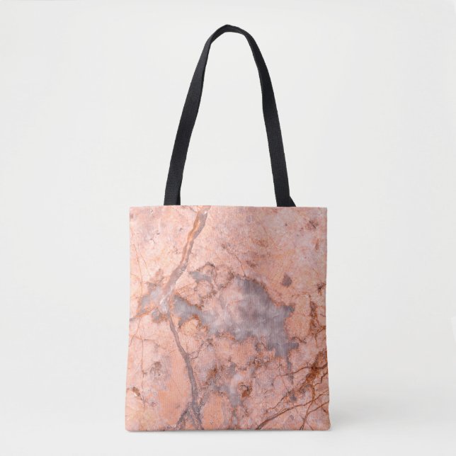Bolso De Tela Marble texture white pattern (Anverso)