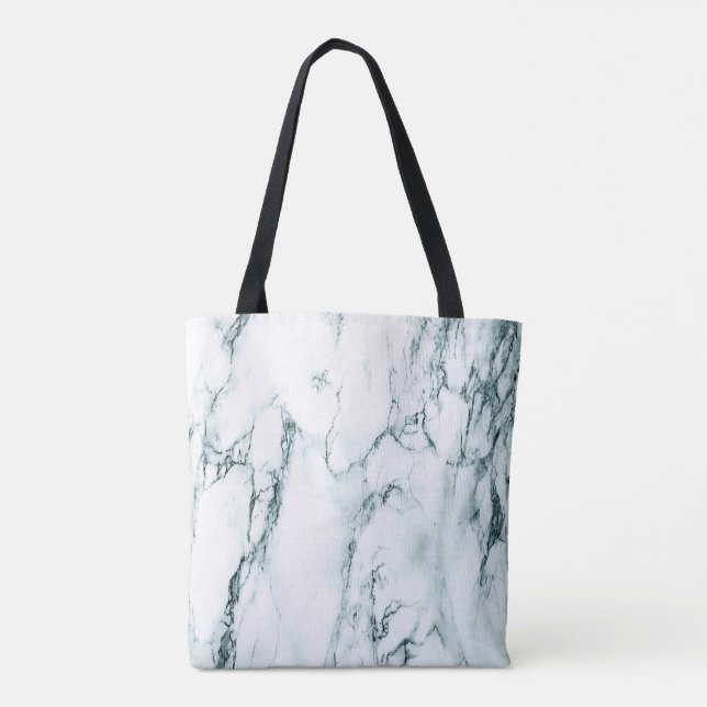 Bolso De Tela Marble verde (Reverso)